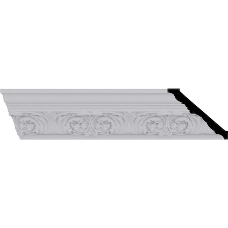 Ekena Millwork 3 3/4"H x 4 1/8"P x 5 1/2"F x 94 1/2"L Marcella Dentil Crown Moulding MLD03X04X05MA